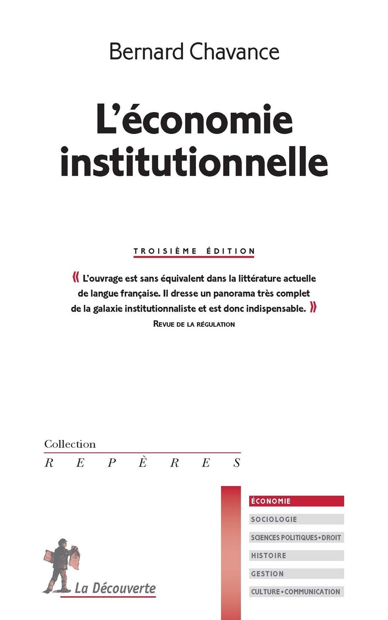 L'économie institutionnelle 3e édition - Bernard Chavance