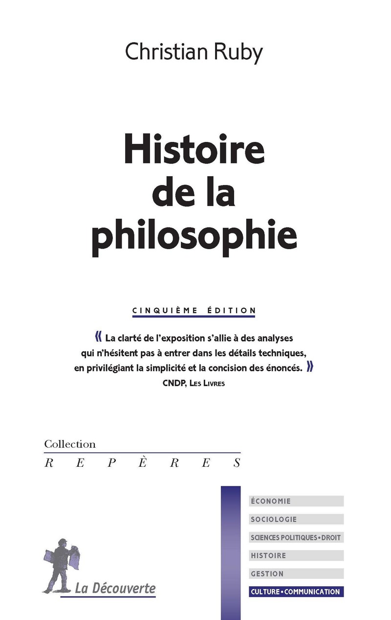 Histoire de la philosophie - Christian Ruby