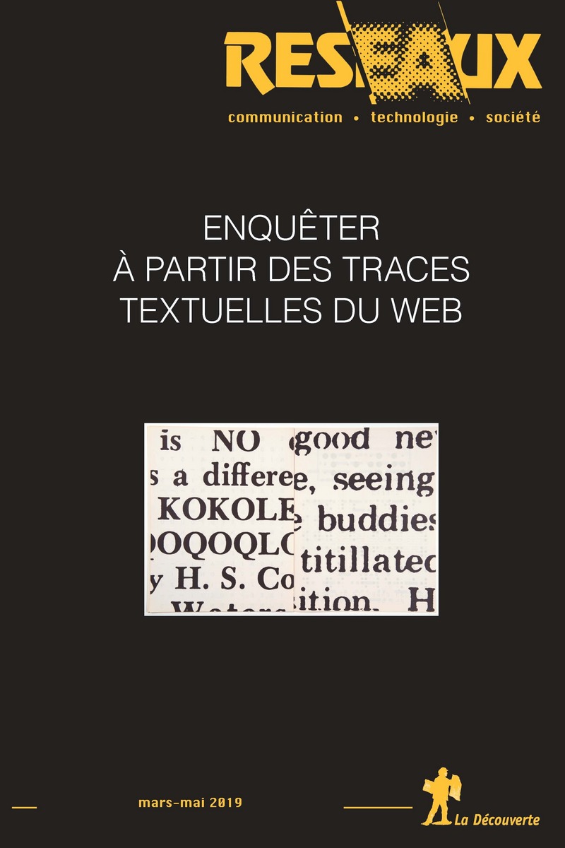 Enquêter à partir des traces textuelles du web 