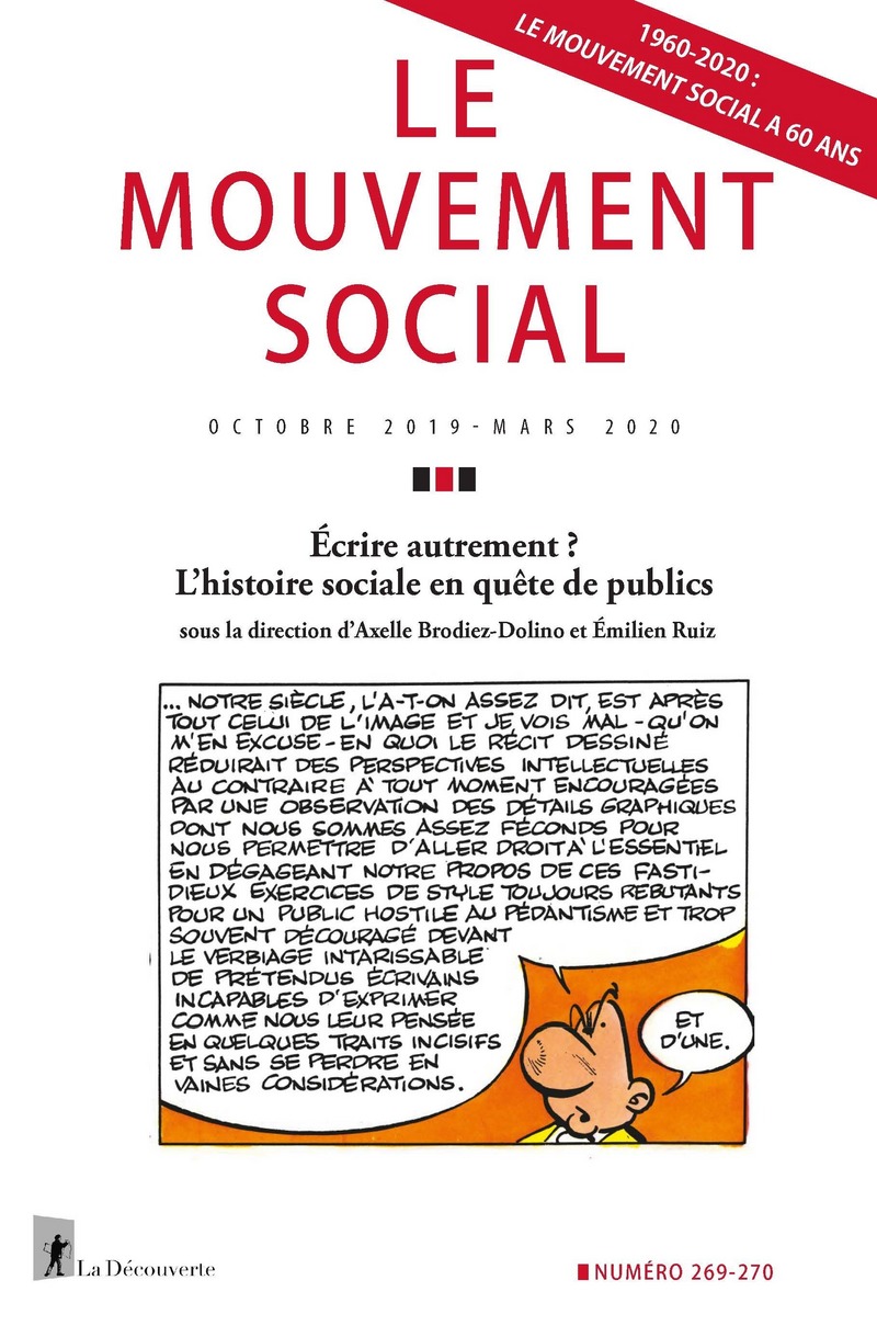 Écrire autrement ? L'histoire sociale en quête de publics -  Revue Le Mouvement Social