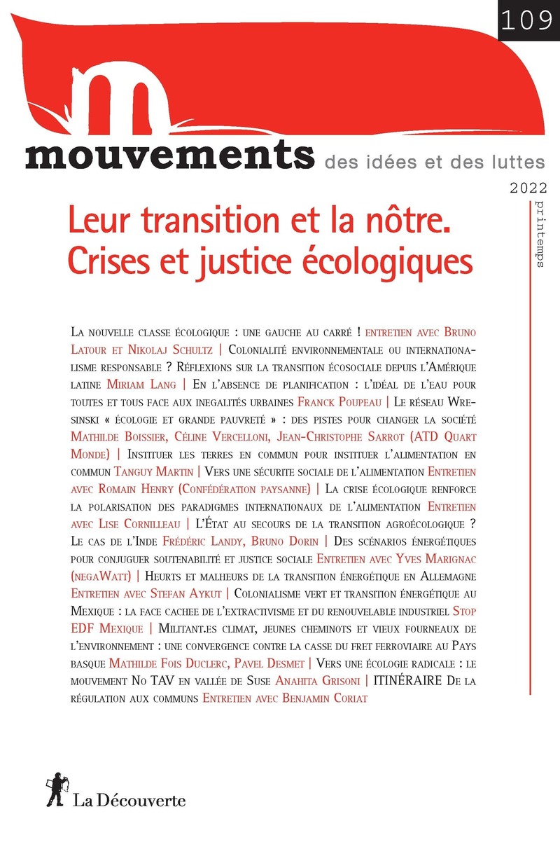 Leur transition et la nôtre. Crises et justice écologiques -  Revue Mouvements