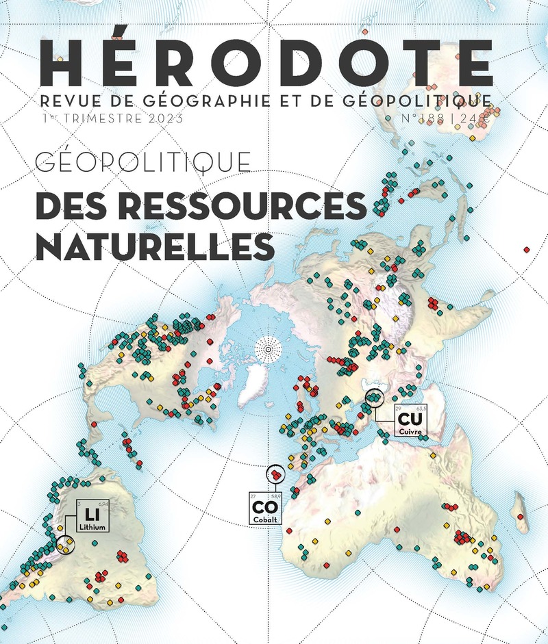 Hérodote - N° 188 Géopolitique des ressources naturelles -  Revue Hérodote