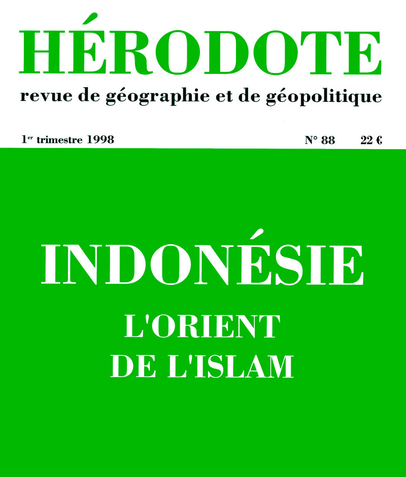 Hérodote numéro 88 - Indonésie : l'orient de l'islam -  Revue Hérodote
