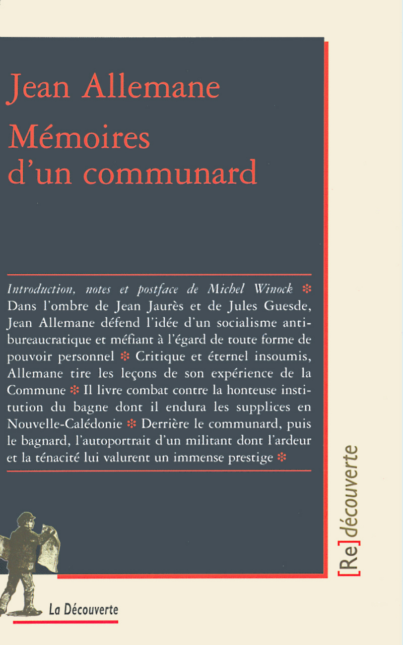 Mémoires d'un communard - Jean Allemane, Michel Winock