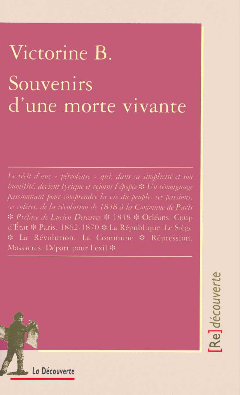 Souvenirs d'une morte vivante -  Victorine B.