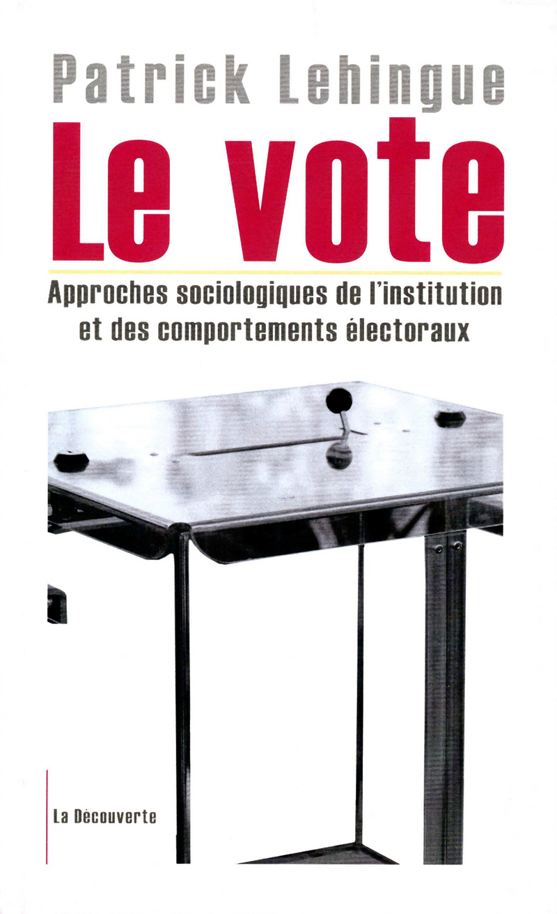 Le vote - Patrick Lehingue