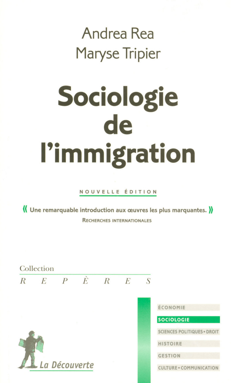 Sociologie de l'immigration - Andrea Rea, Maryse Tripier