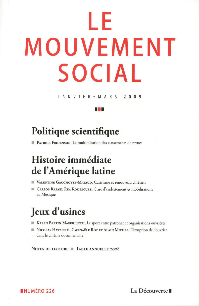Histoire immédiate de l'Amérique latine 