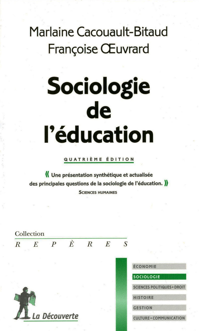 Sociologie de l'éducation - Marlaine Cacouault-Bitaud, Françoise Oeuvrard