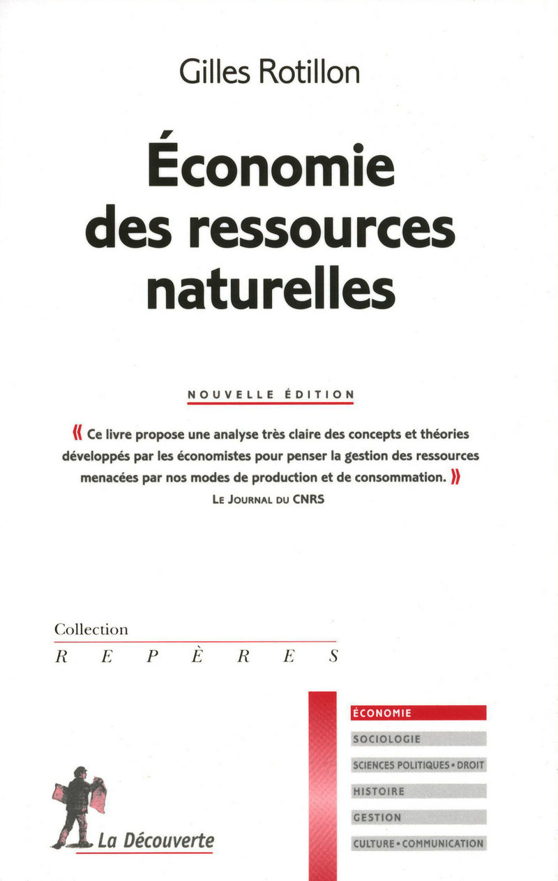 Economie des ressources naturelles - Gilles Rotillon