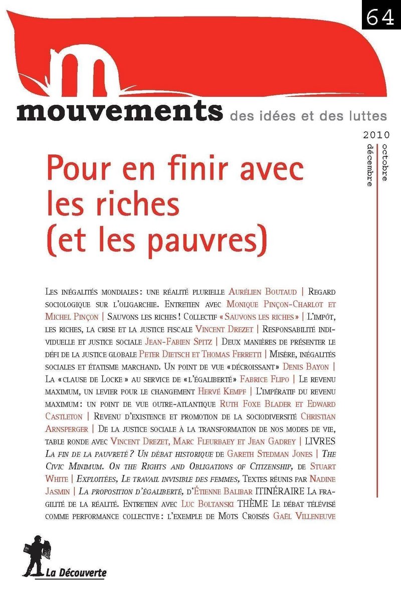 Pour en finir avec les riches (et les pauvres) 