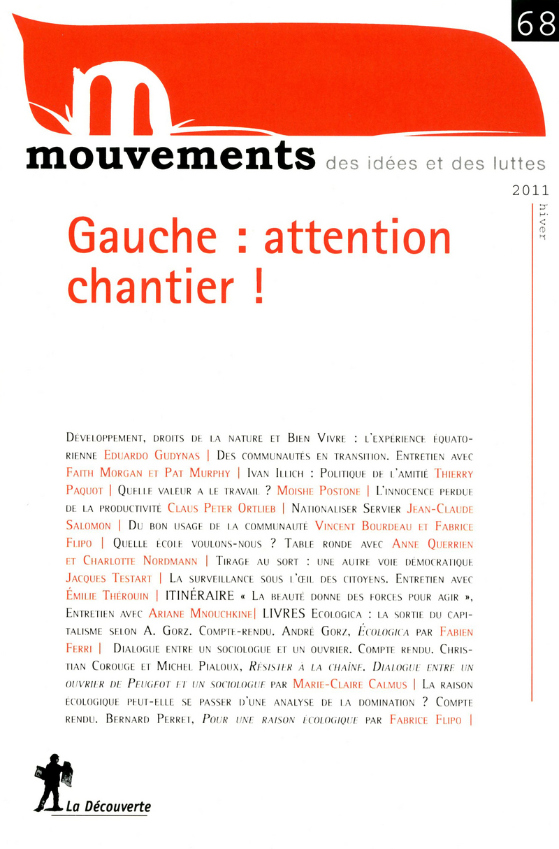 Gauche : attention chantier ! 