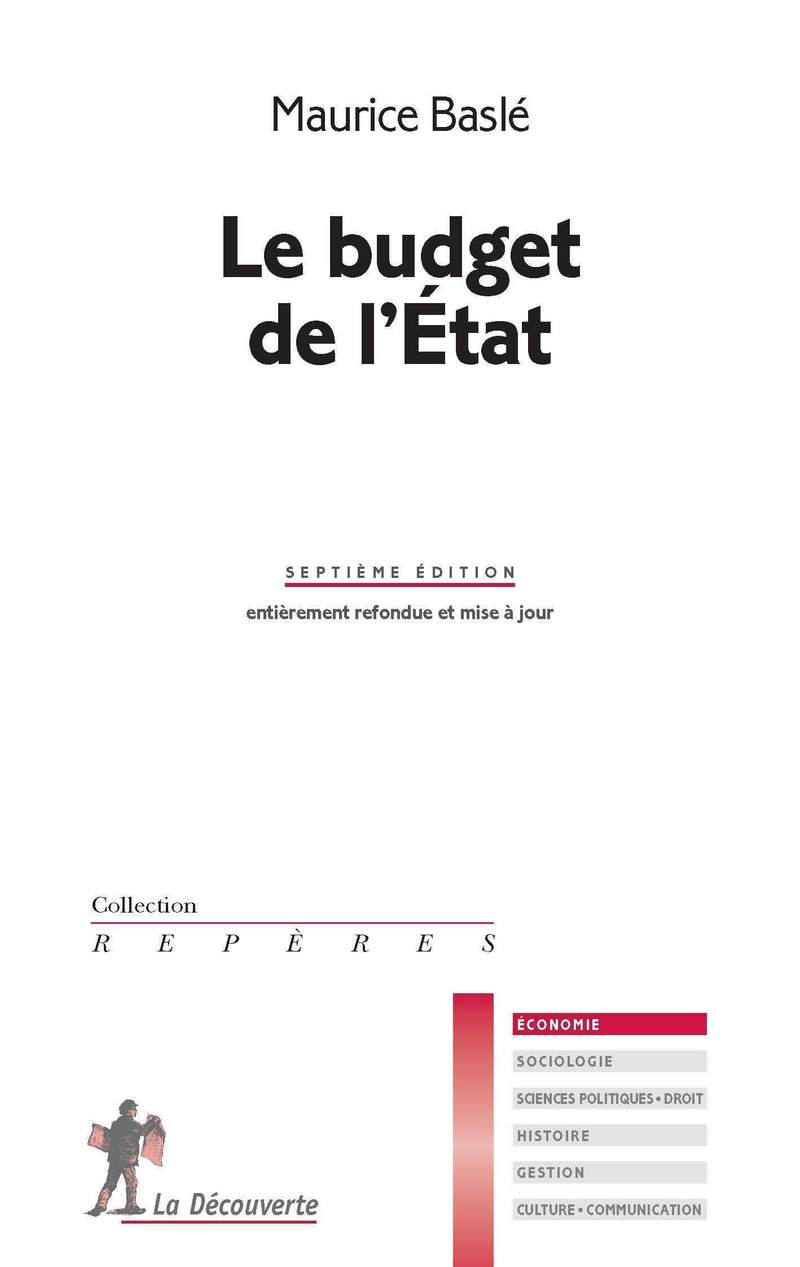 Le budget de l'État 