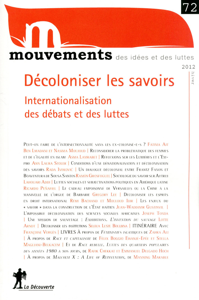 Décoloniser les savoirs -  Revue Mouvements