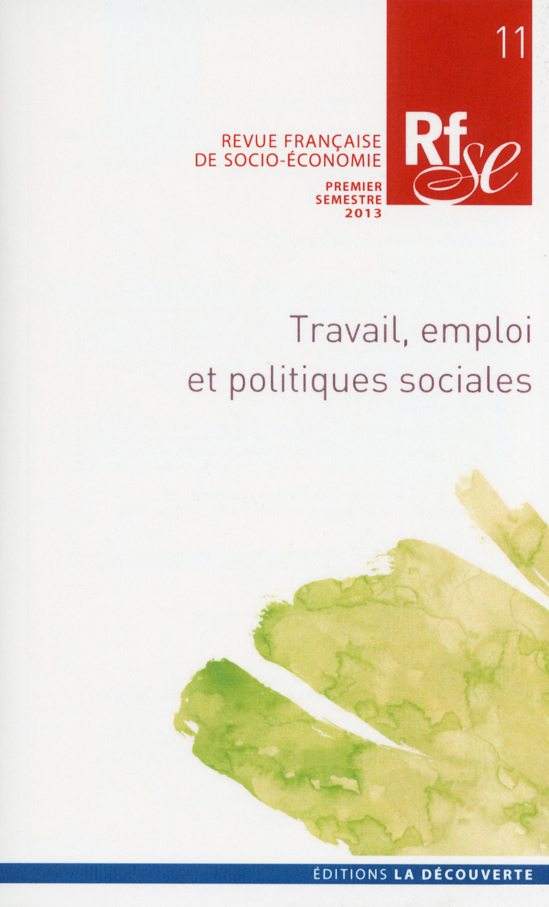 Travail, emploi et politiques sociales 