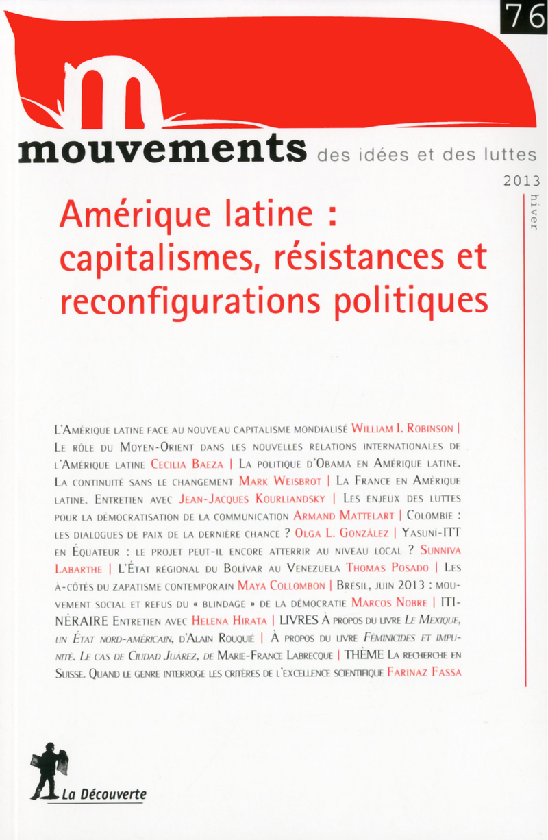 Amérique latine : capitalismes, résistances et reconfigurations politiques 