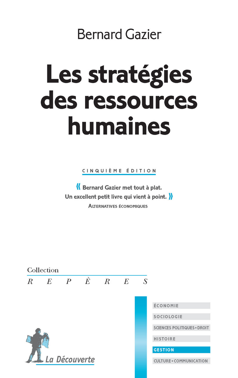 Les stratégies des ressources humaines - 5ème édition - Bernard Gazier