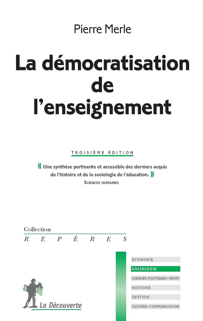 La démocratisation de l'enseignement - Pierre Merle