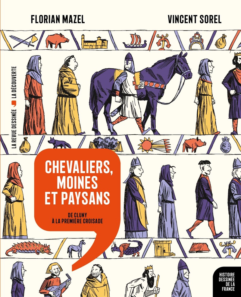 Chevaliers, moines et paysans - Florian Mazel, Vincent Sorel