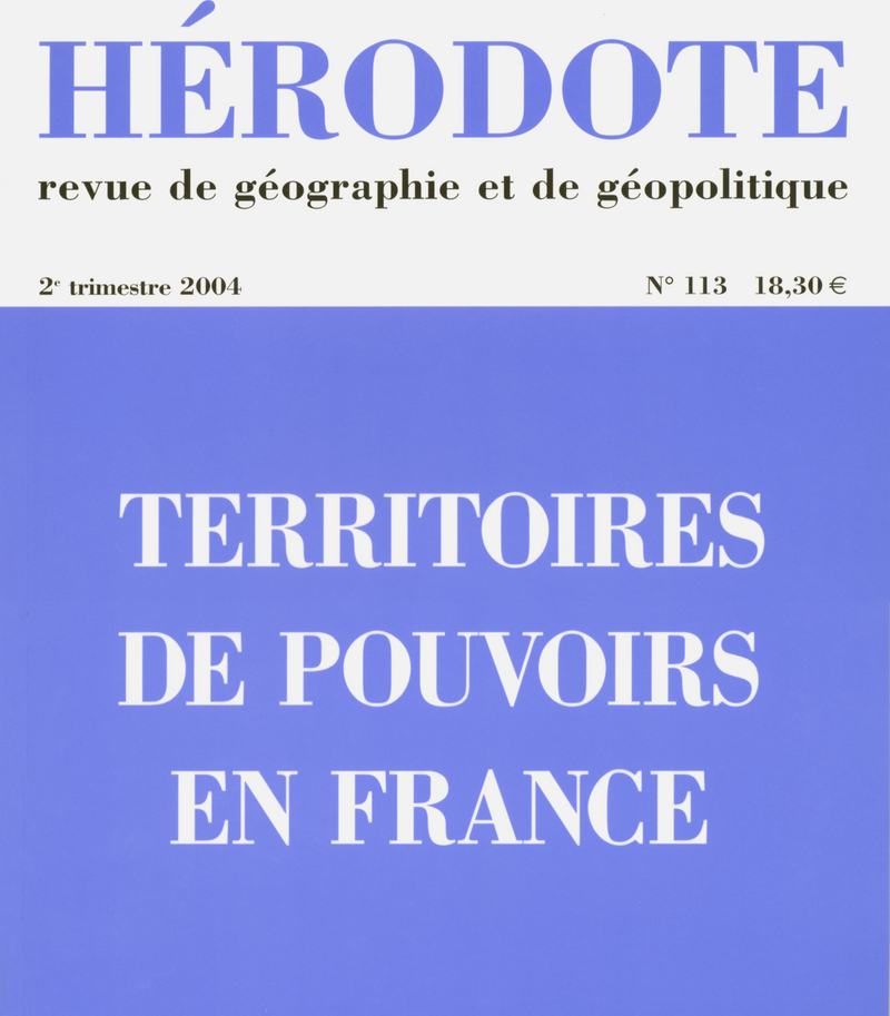 Territoires de pouvoirs en France