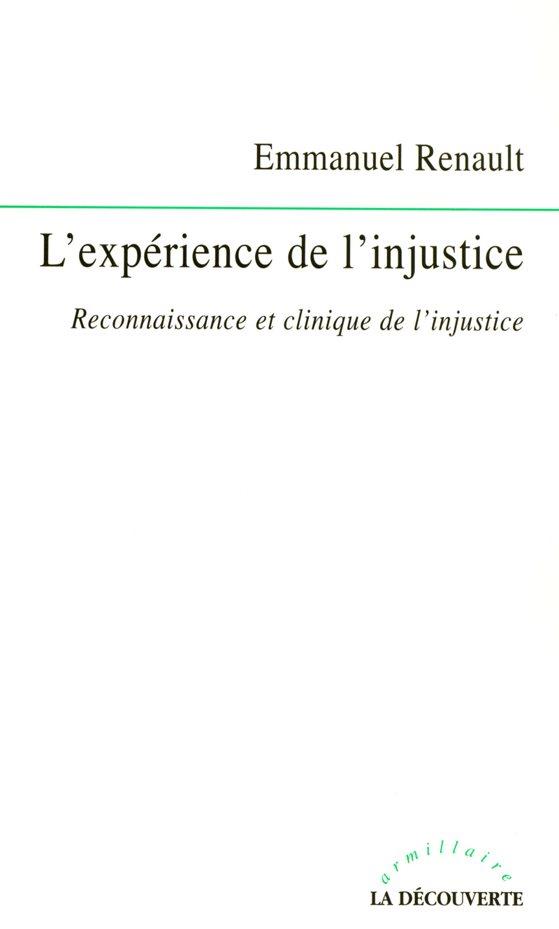 L'expérience de l'injustice