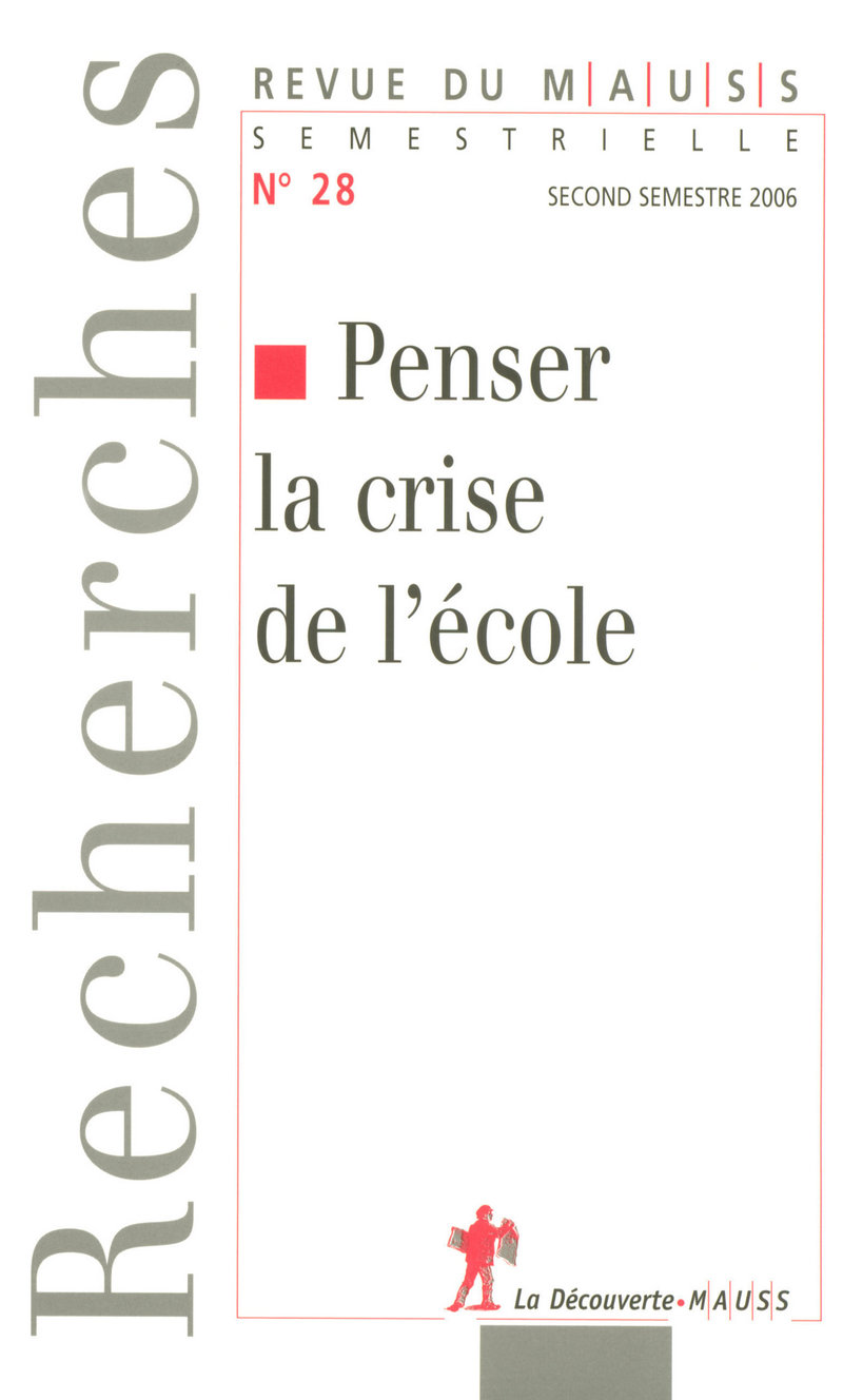 Penser la crise de l'école