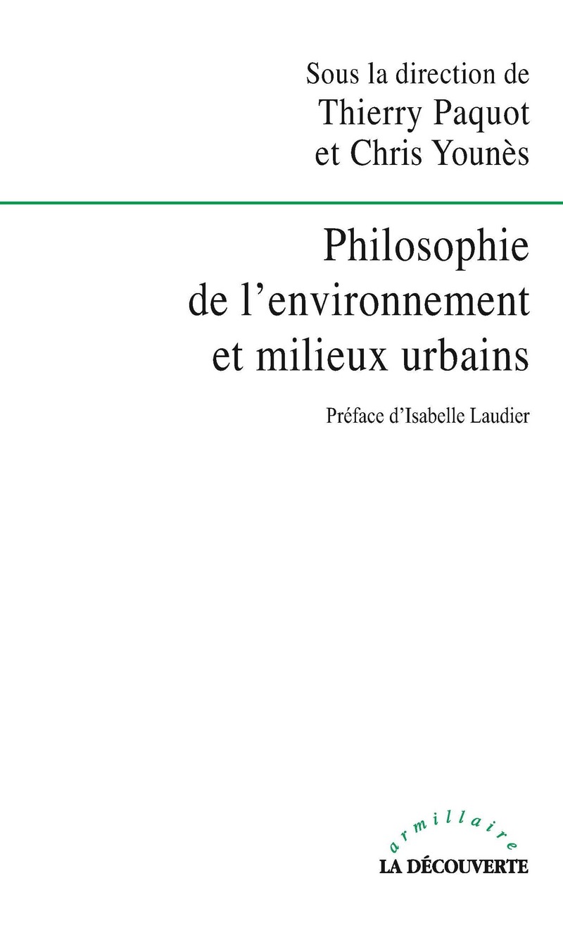 Philosophie de l'environnement et milieux urbains