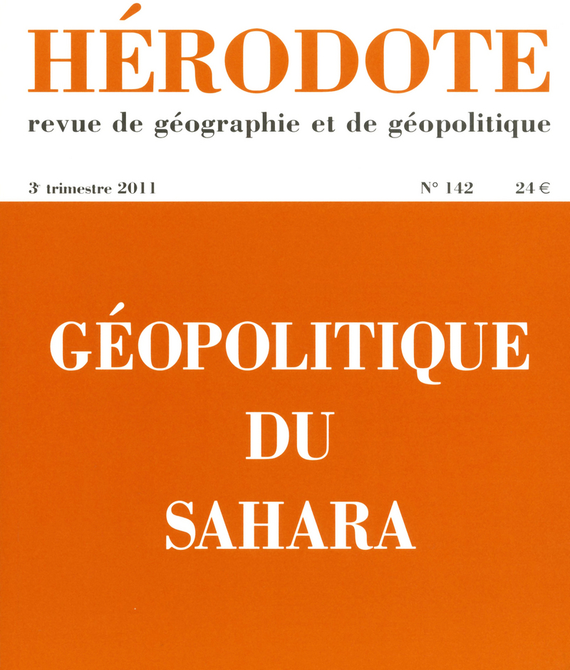 Hérodote numéro 142 Géopolitique du Sahara