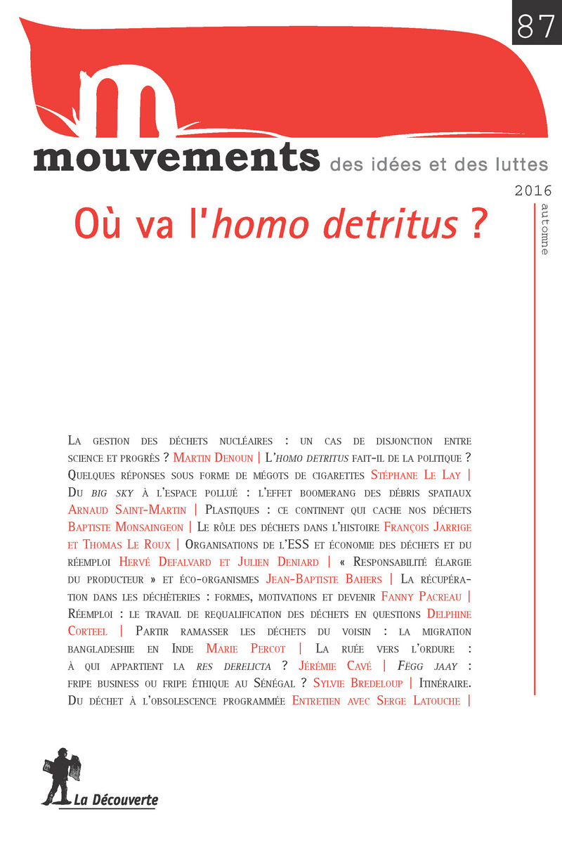Revue Mouvements numéro 87 Où va l'homo detritus ?