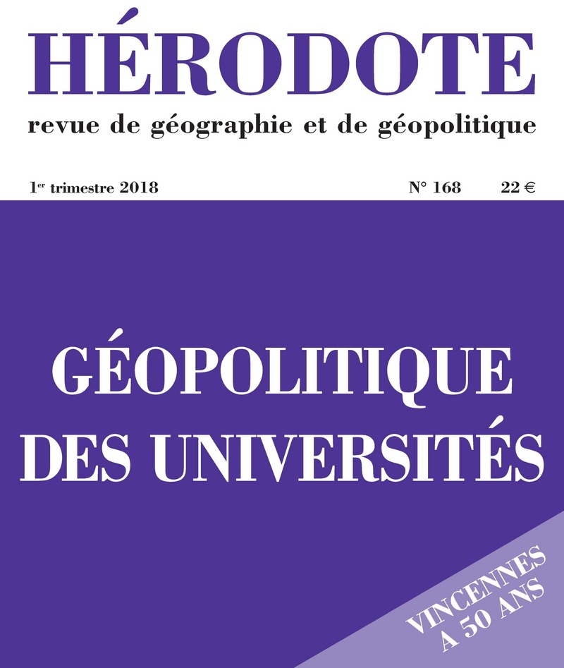Hérodote numéro 168 Géopolitique des universités